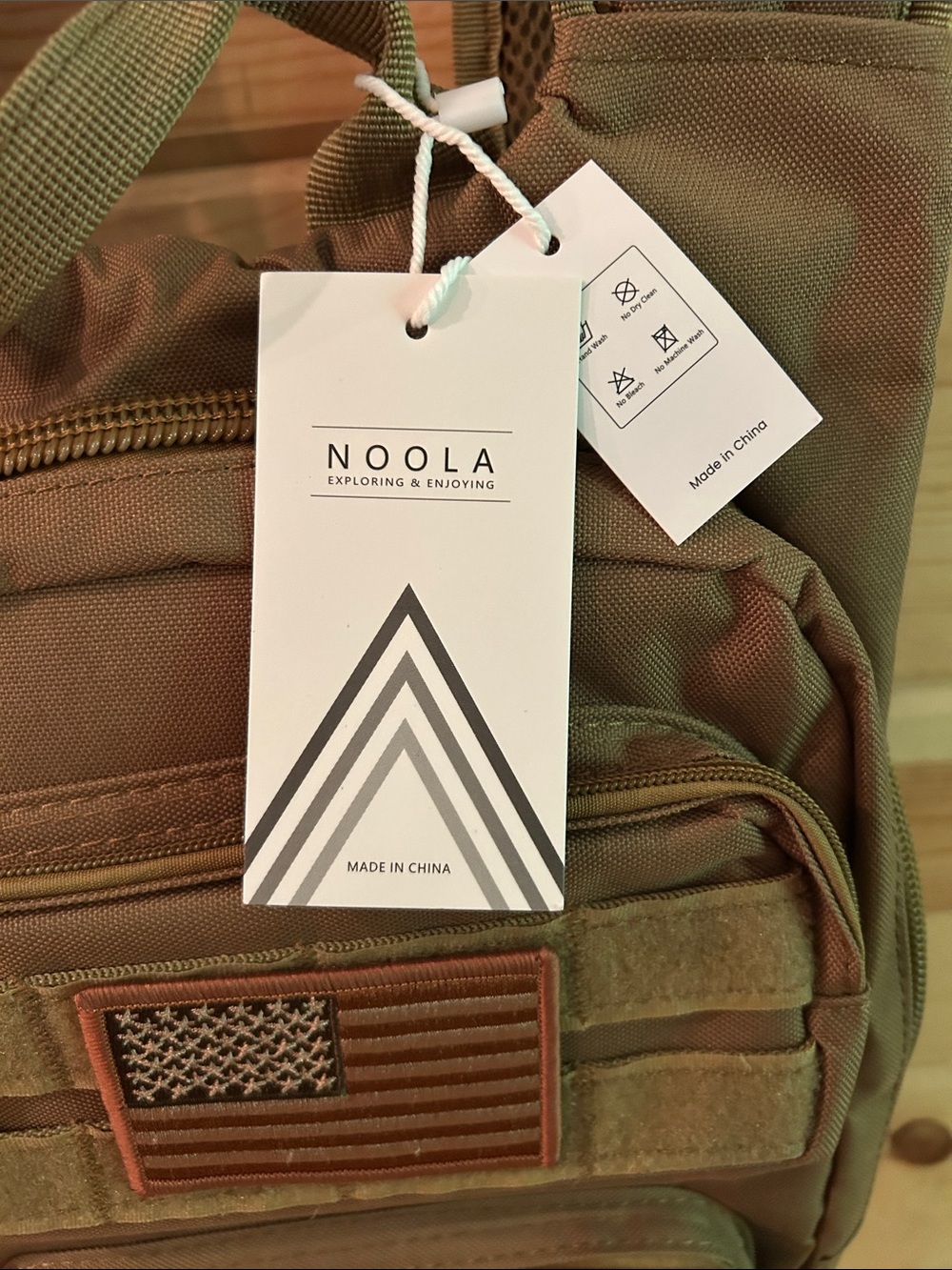 NWT Olive Tactical Sling Backpack with MOLLE - Picture 2 of 7